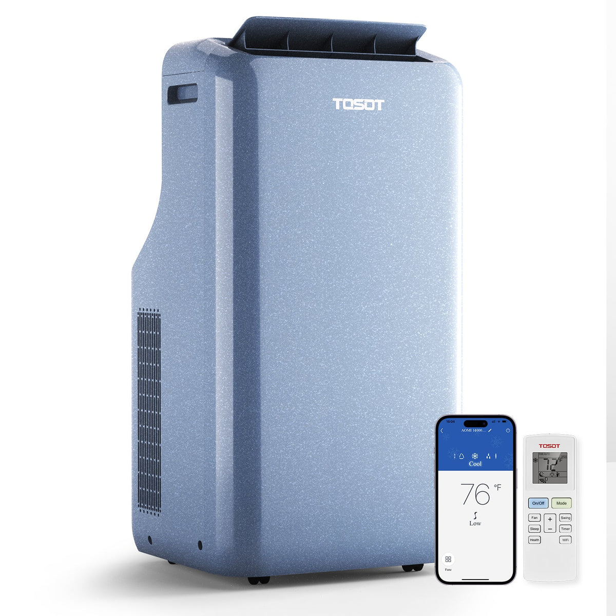 Aomi 14,000 BTU Portable Air Conditioner with Heat Pump | Cools 600 Sq. Ft.