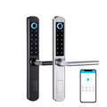 Stainless Steel Waterproof Biometric Fingerprint Door Lock Electronic Smart Door Lock RFID Card Lock for Aluminum Glass Door