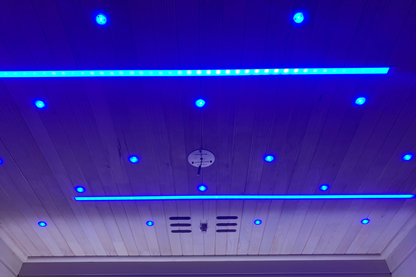Blisspod Bergen 2-Person Full Spectrum Infrared Sauna with Red Light Therapy
