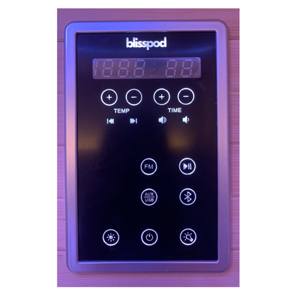 Blisspod Bergen 2-Person Full Spectrum Infrared Sauna with Red Light Therapy