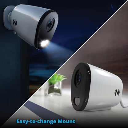 8-Channel 4K 64GB Smart NVR Security Camera System with 3-Plug-In Wireless Spotlight Cameras with 2-Way Audio