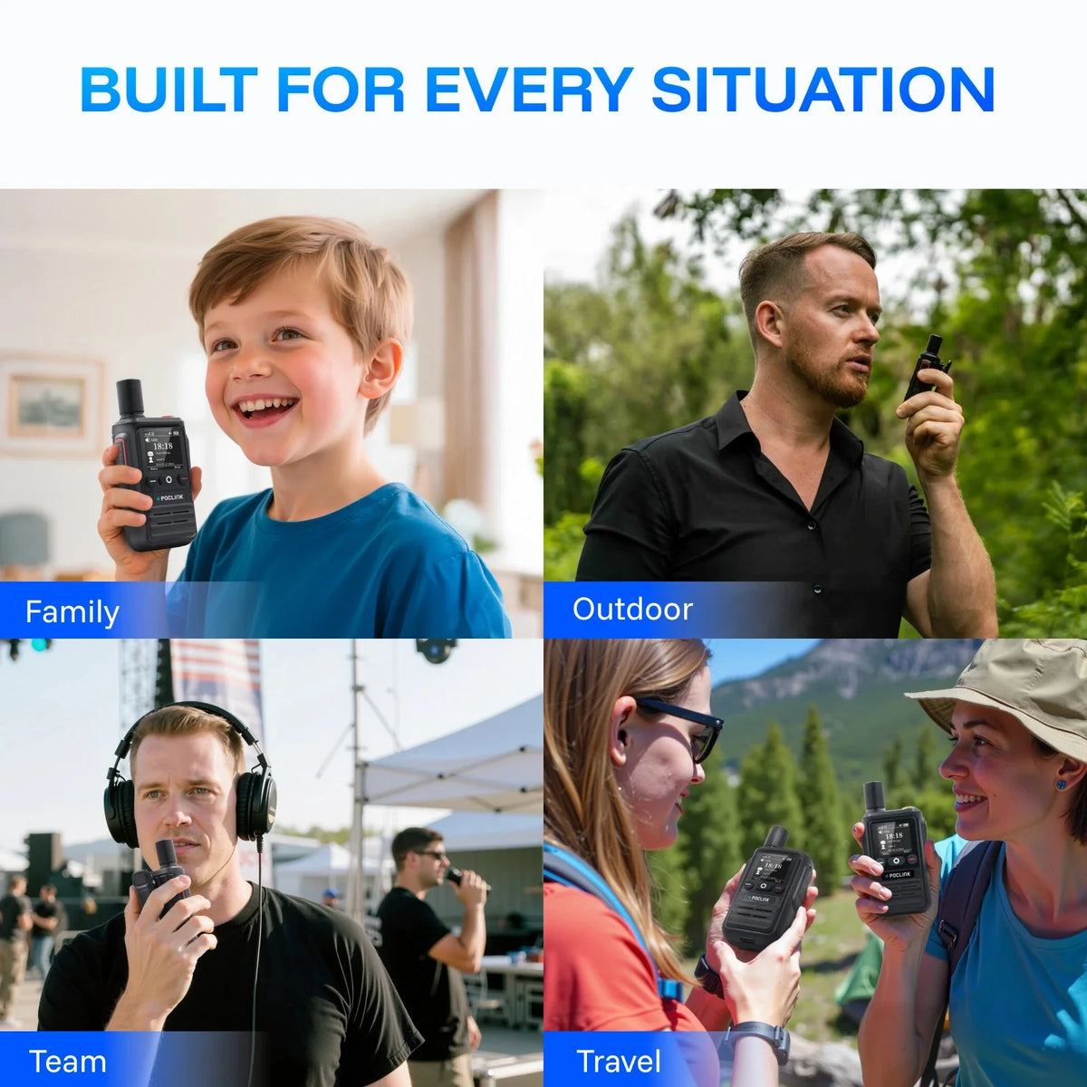 Poclink POC-1 Lite 4G Push-to-Talk Walkie Talkie
