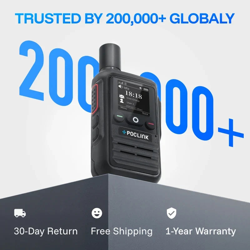 Poclink POC-1 Lite 4G Push-to-Talk Walkie Talkie